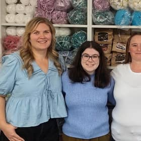 From left to right- Amanda, Ruth and Becky from Cecelia's Crafts | Cecelia's Crafts