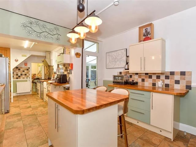 Nestled on Belmont Road, the home is also within walking distance of several schools and public transport links.