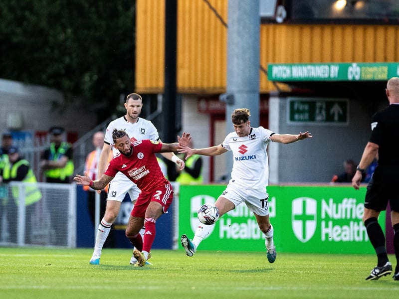 Action and crowd pictures from Crawley Town's 2-1 win over MK Dons at the Broadfield Stadium.