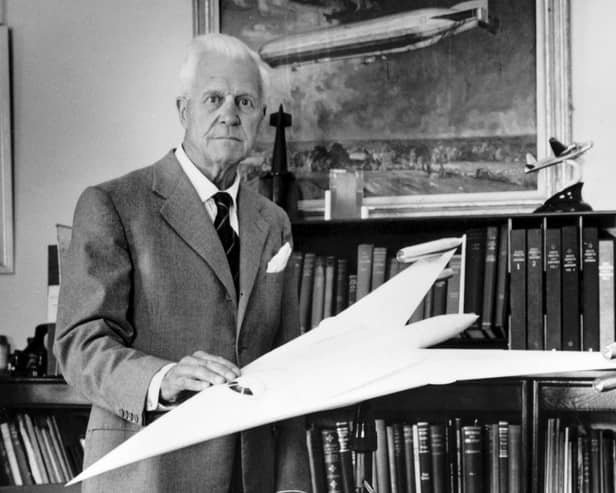 Sir Barnes Neville Wallis, aeronautical designer and inventor, 1965.