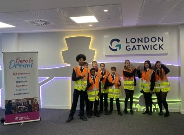 Students from The Gatwick School have been provided with expert mentoring sessions by staff from London Gatwick, as part of the Dare to Dream programme.