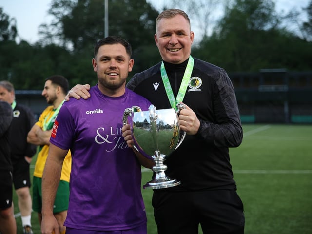 Natalie Mayhew's pictures of Horsham FC's Isthmian League title celebrations