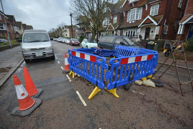Cantelupe Road in Bexhill has been closed for months due to an ongoing repair to a sinkhole.