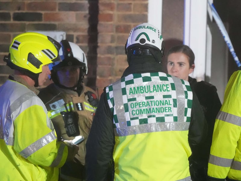 Eight people rescued from fire at block of flats in West Sussex