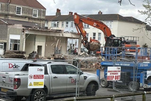 Once the demolition is done work will start on a 116 bedroom Premier Inn Hotel.