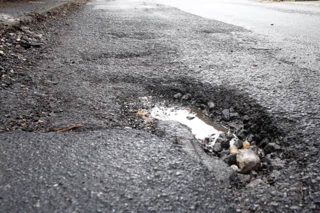 Where are the worst potholes in the Horsham area?