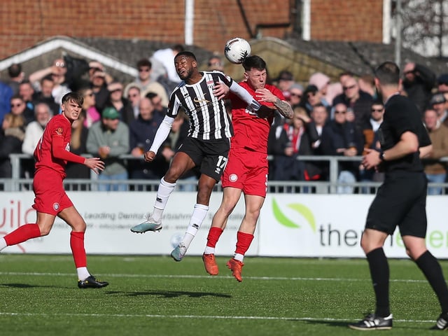 Worthing take on Bath City in front of the TNT Sports cameras at Woodside Road