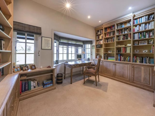 There are four large reception rooms, a generous kitchen, a study and snug on the ground floor