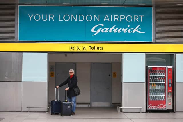 Gatwick Airport taxis will not be available during protests held by drivers employed by Airport Cars during protests over an attack on their rep, Unite, the UK’s leading union, said today (Monday, October 25). Picture by Hollie Adams/Getty Images