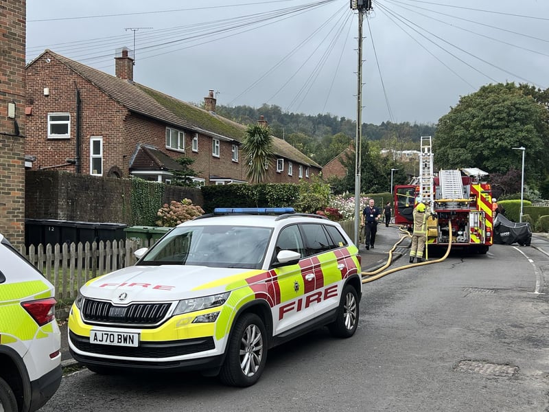 Four fire engines from East Sussex called to fire caused by vape at property in Eastbourne