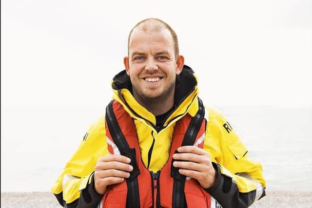 Danny Woodford, newly qualified mechanic for Newhaven RNLI. Photo: RNLI