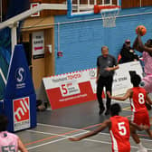 Worthing Thunder on the way to beating London Lions | Picture: Gary Robinson