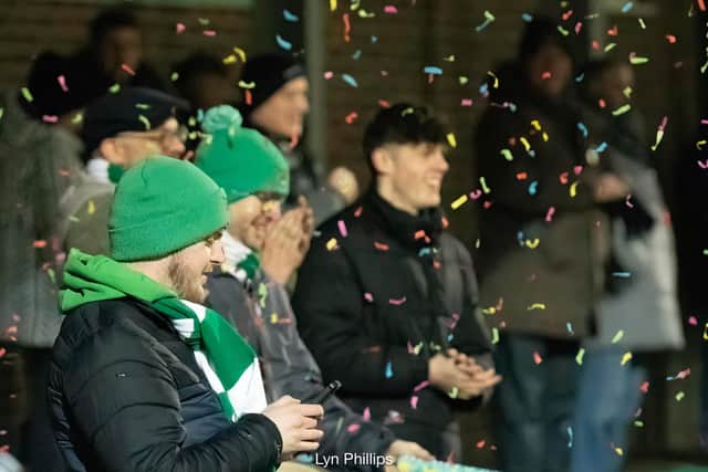 Fans enjoy the Nyewood Lane atmosphere | Picture: Lyn Phillips