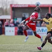 Action from Eastbourne Borough's 5-1 home loss to Maidstone in the National League South