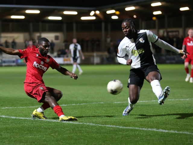 Action from Worthing's win at Dartford