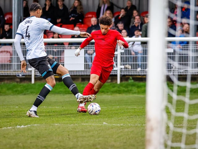 Action from Eastbourne Borough's brilliant 5-2 win away at Dover Athletic in the National League South