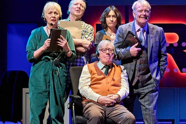 Drop The Dead Donkey at Chichester Festival Theatre: photo Manuel Harlan