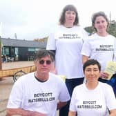 Water Bill Boycotters in Hastings, October 2023