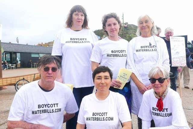 Water Bill Boycotters in Hastings, October 2023