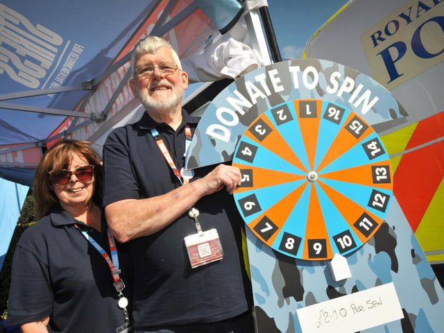 Start of Airbourne 2024 on August 15 in Eastbourne - Static displays on Western Lawns as the event opened to the public.