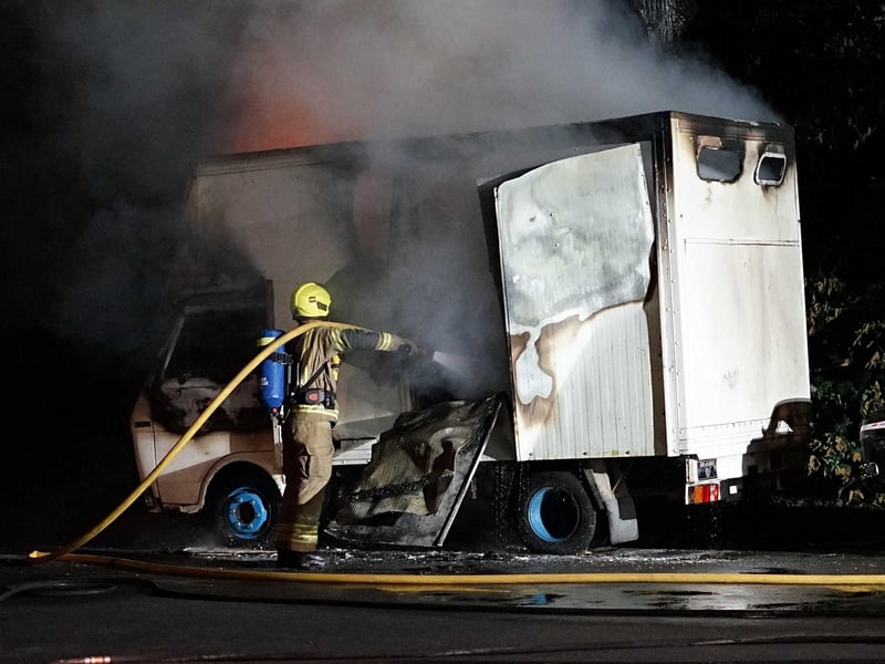 Firefighters at the scene. Picture: Dan Jessup