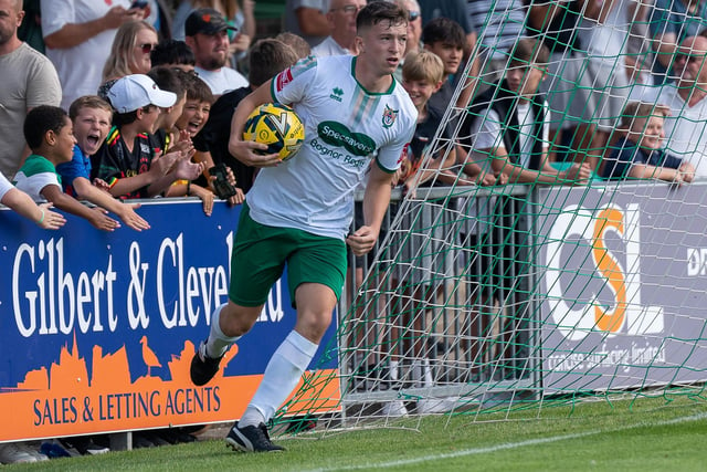 Action from Bognor Regis Town v Potters Bar Town in the Isthmian premier division | Pictures: Tevor Staff