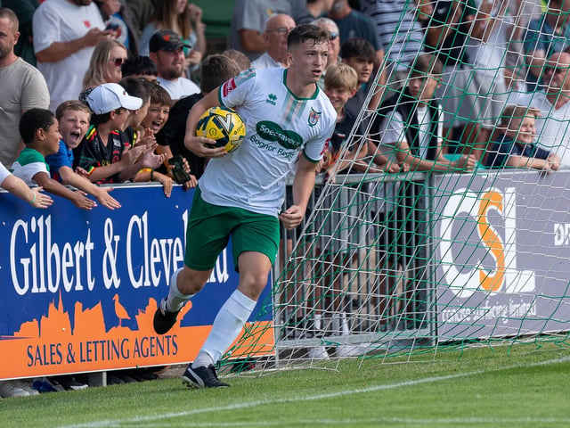 Action from Bognor Regis Town v Potters Bar Town in the Isthmian premier division | Pictures: Tevor Staff