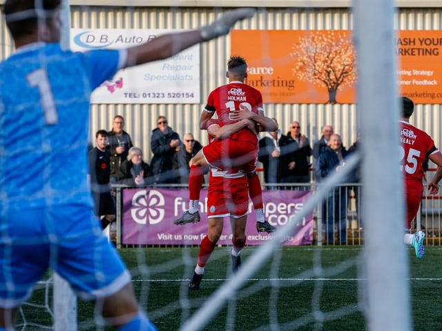 Eastbourne Borough got a vital 3-1 win against Braintree Town at Priory Lane on Saturday. Photographer Lydia Redman was there to catch the action.