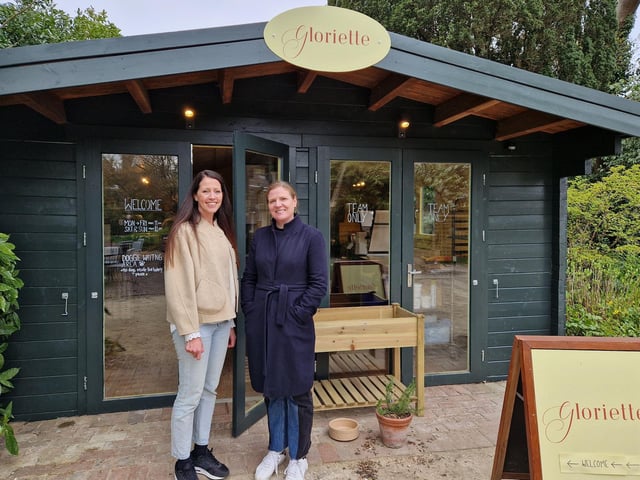 Jay Goddard, née Stephenson Clarke, the fifth generation custodian of Borde Hill, with chef Chantelle Nicholson