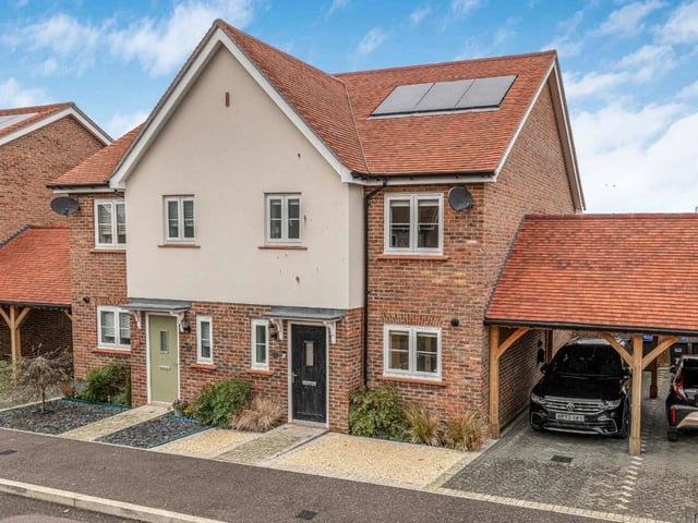 The property on Bonnet Lane sits within the Kings Weald estate by Croudace Homes