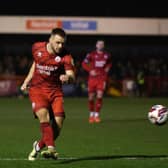 Crawley Town defender Charlie Barker. (Photo by Warren Little/Getty Images)