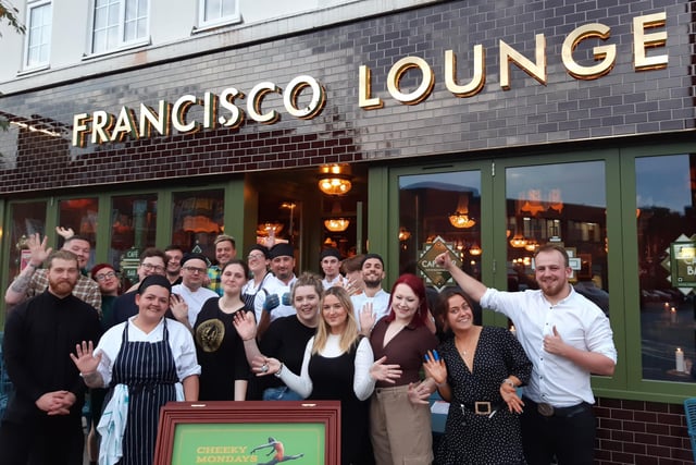 Francisco Lounge, which is at 90/92 South Road in Haywards Heath, opened on Wednesday, October 19