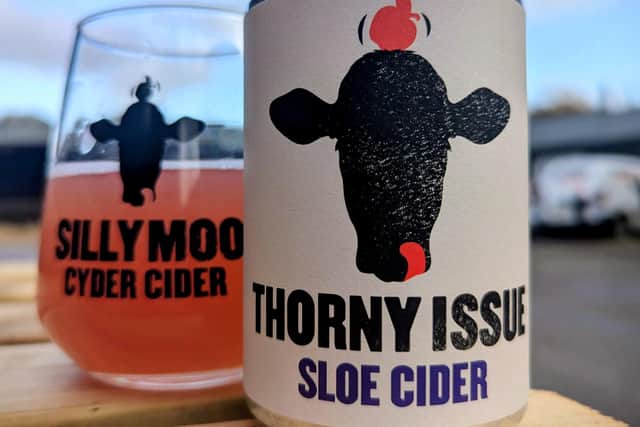 Thorny Issue Sloe Cider has been launched by Silly Moo