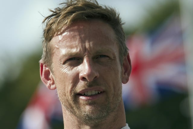 Jenson Button visited Goodwood Revival yesterday