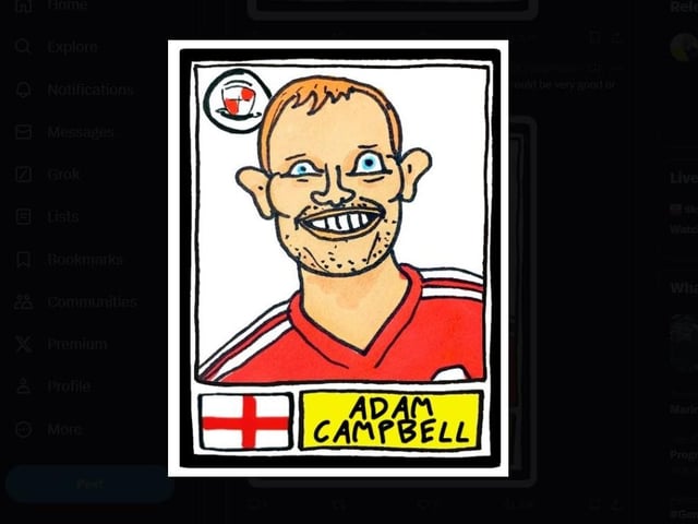 After Crawley Town were promoted after winning the League Two play-off final, @CheapPanini/noscoredraws.com celebrated by drawing Reds players 'quite badly'. Here are the results.