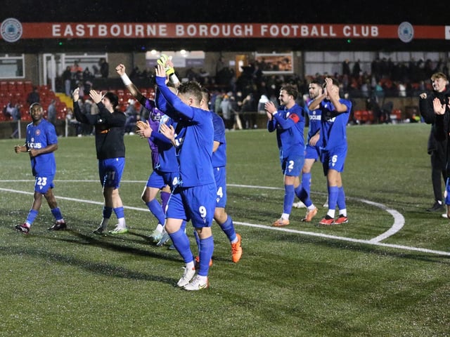 Worthing begin 2024 with a 4-0 win at Eastbourne Borough