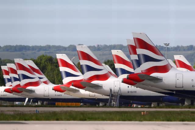 British Airways will cut a further 10,300 short-haul flights from its schedule between August and the end of October. Picture by Bryn Lennon/Getty Images