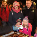 The food and drink stalls did a roaring trade on Bonfire Night at Highfield and Brookham School