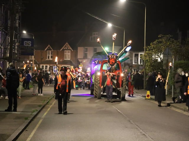 Rye Bonfire 2024. Photo by Andrew Clifton