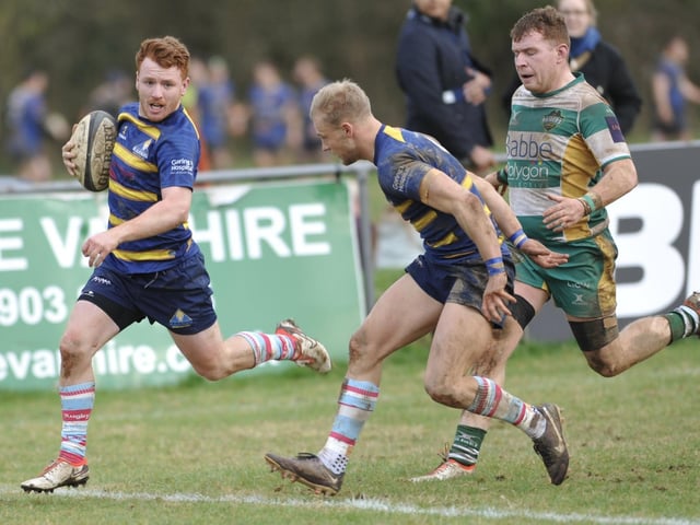 Action from Worthing Raiders' win over Guernsey at Roundstone Lane