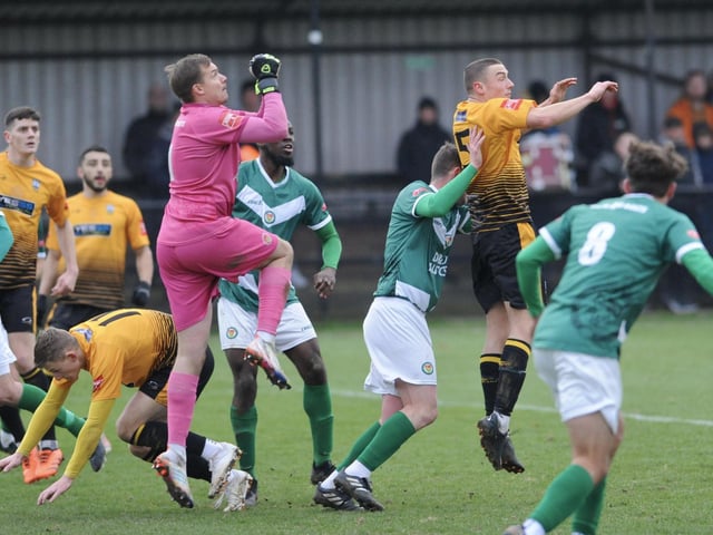 Littlehampton Town take on Ashford United in the Isthmian south east division