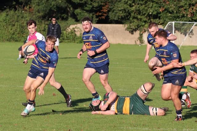 Jack Forest Rugby Point gained on the road for Worthing Raiders