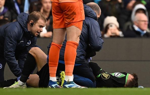 The Albion winger has been on the sidelines after his serious knee injury sustained at Man City last year.