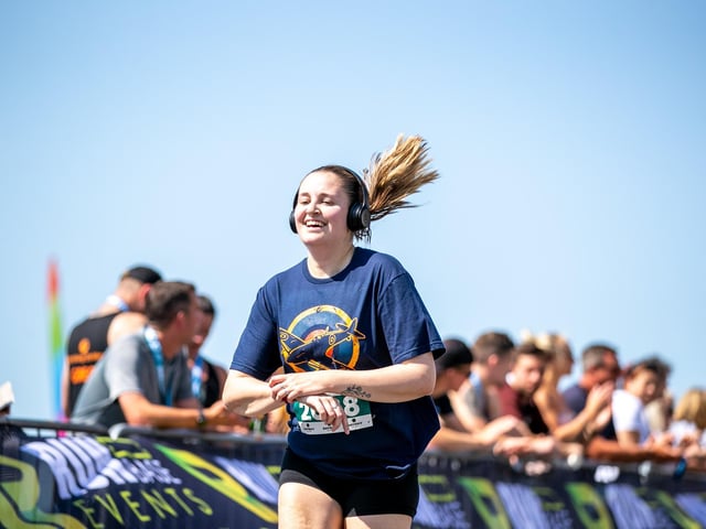 Images from a sun-baked Worthing 10k