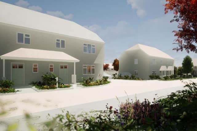 Proposed artist's impression of the new homes proposed in Five Ash Down