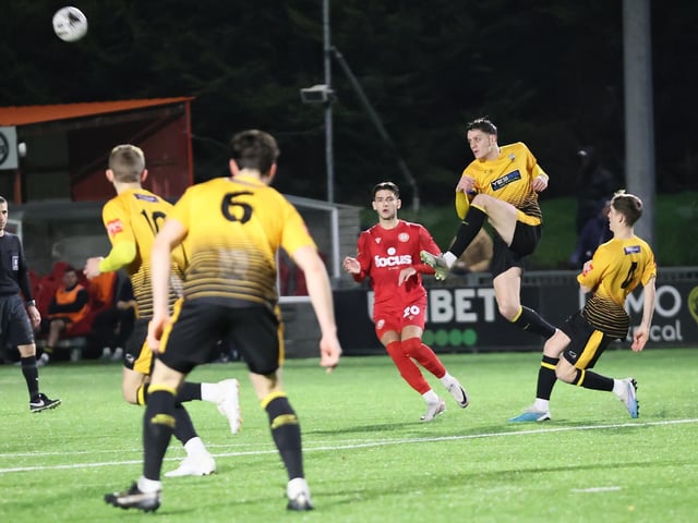 Worthing take on Littlehampton Town in the Sussex Senior Cup