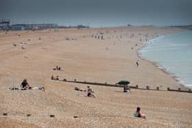 Hastings seafront pictured on June 26 2024