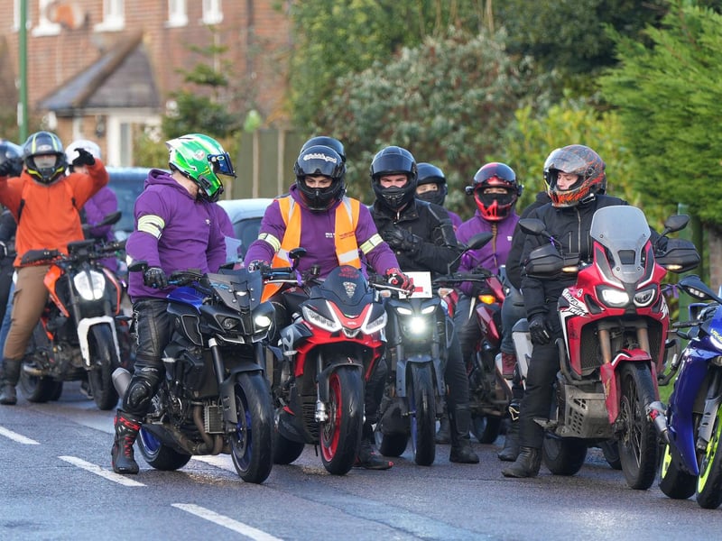 Motorbike convoy for Rustington's India Buchanan who died at the age of 17