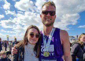 Matt Vince with wife Sam