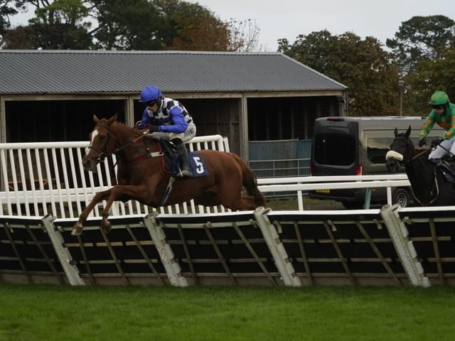 Fontwell Park jump racing action, October 2026